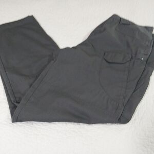 Charcoal Gray Cargo Pants with Matte Finish